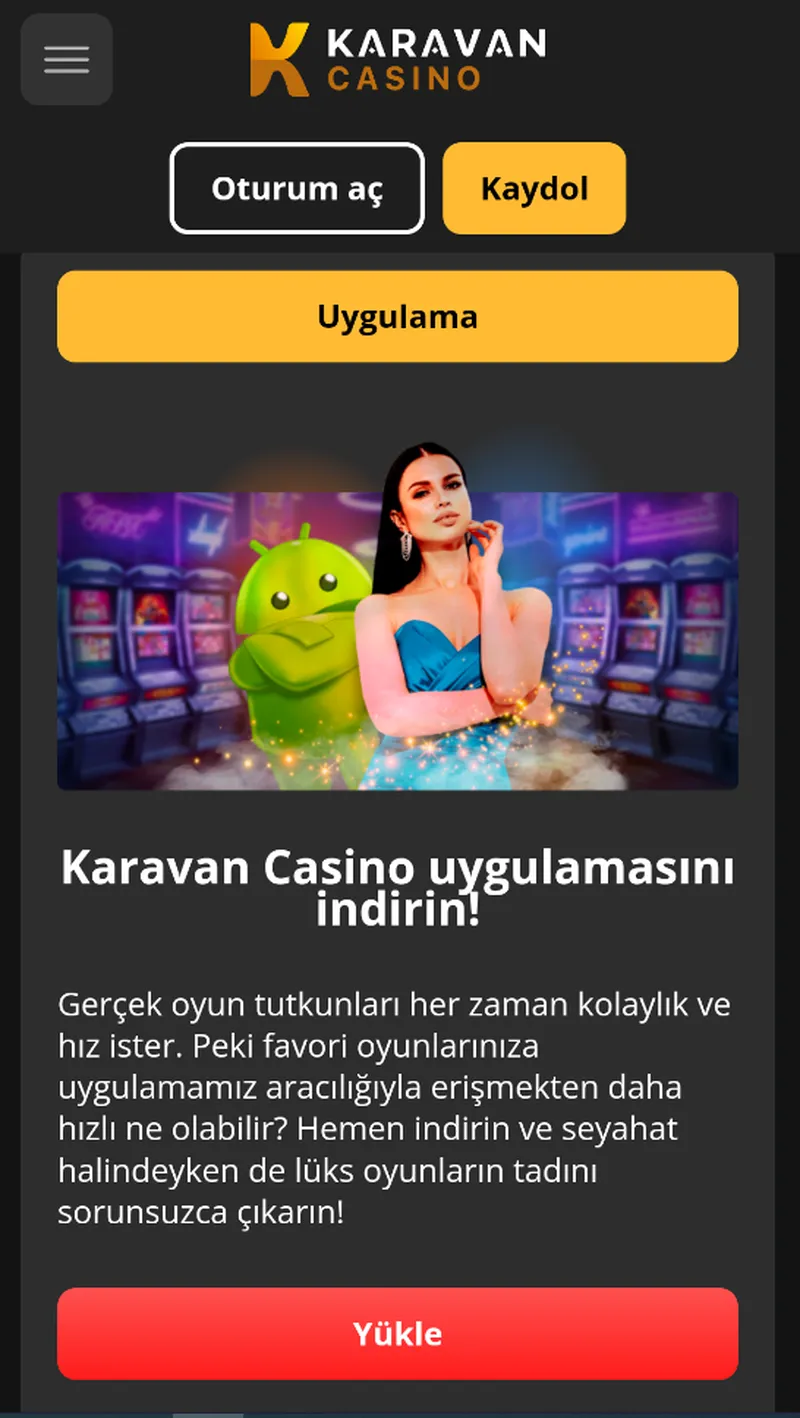 Karavan Android'de indir