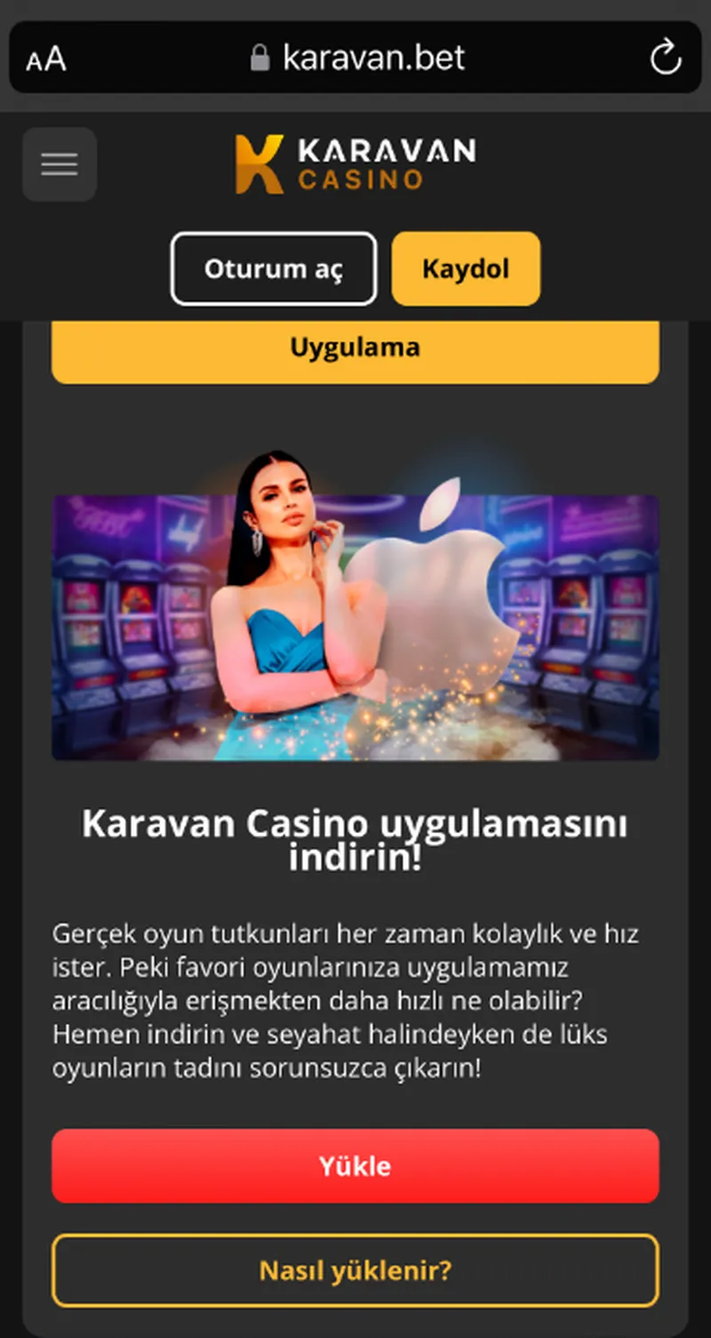 Karavan Casino Yükle